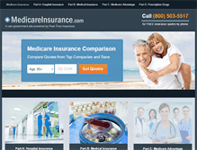 Tablet Screenshot of medicareinsurance.com